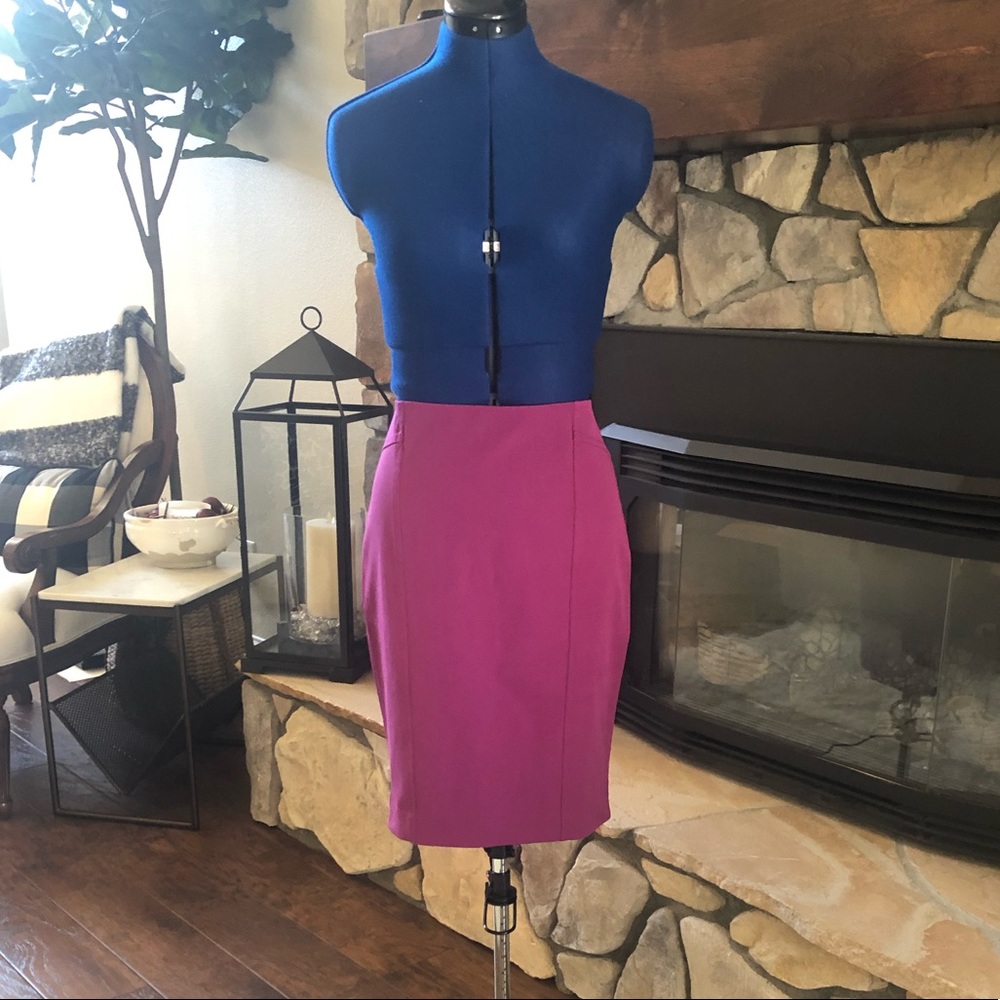 Ann Taylor Purple/Plum Pencil Skirt